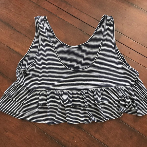 Blue striped tank top!! - Picture 2 of 2